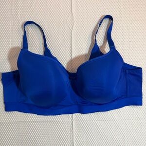 Torrid 46C Cobalt Blue Bra Full Coverage T-shirt Bra Smooth Plus Underwire